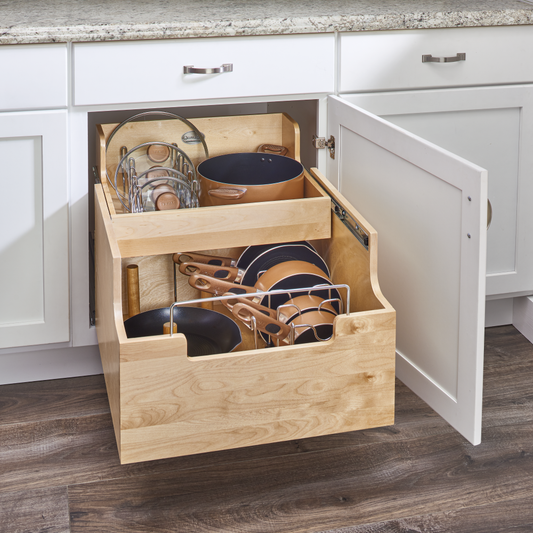Base Cabinet Cookware Pullout Organizer (Fits 24 Base)
