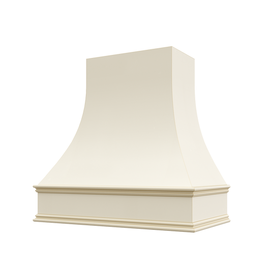 Asheville - Casselberry Antique White Curved Classic Moulding Smooth