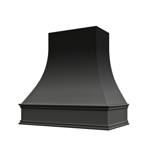 Asheville - Shadow Black Curved Classic Moulding Smooth