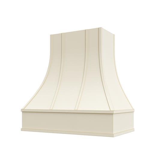 Asheville - Casselberry Antique White Curved Flat Moulding Strapped