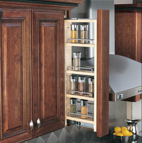Rev-A-Shelf 3" TIERED WALL FILLER BETWEEN CABINET PULLOUT (30"H WALL CABINETS)