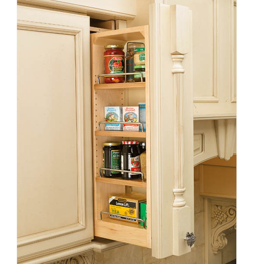 Rev-A-Shelf 6" TIERED WALL FILLER BETWEEN CABINET PULLOUT (30"H WALL CABINETS)