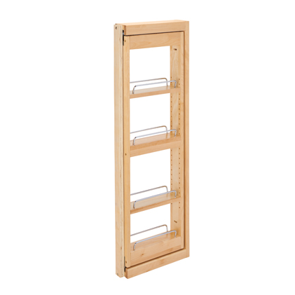 Rev-A-Shelf 6" TIERED WALL FILLER BETWEEN CABINET PULLOUT W/ BALL BEARING SOFT-CLOSE (36"H WALL CABINETS)